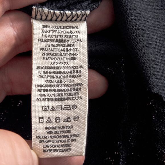 Free People Women’s Dress XS NYE Party Sparkle Ombre Foil Fit Flare Metallic - Picture 9 of 11